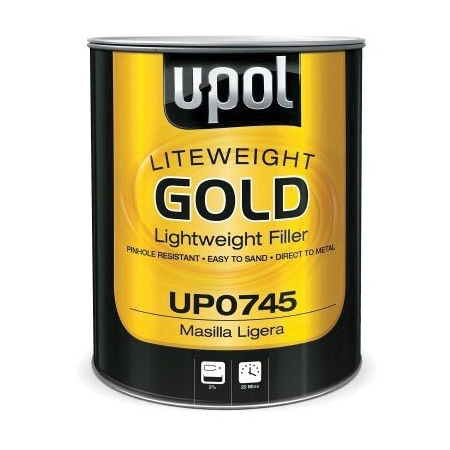 U-Pol FLYWEIGHT GOLD BODY FILLER, 3 Liter UP0745